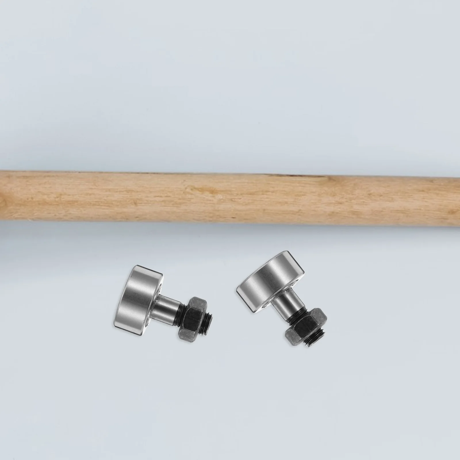 

4pcs Bolt Type Roller Needle Bearing Cam Follower Steel High Precision Heavy Duty Rigid Long Life Machine Tool Industrial