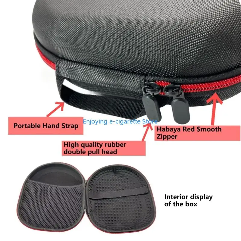 Kopfhörer-Aufbewahrungshandtasche mit Hartschalen-Außenseite, Rundum-Öffnung und Handgelenkgriff für T710BT T780NC – Detail 9
