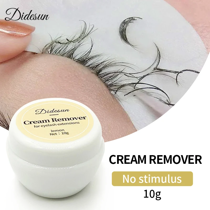 Didesun-Dissolvant de crème professionnelle pour cils, dissolvant de colle pour extension de cils, nettoyage rapide en profondeur, outils de maquillage, 10g