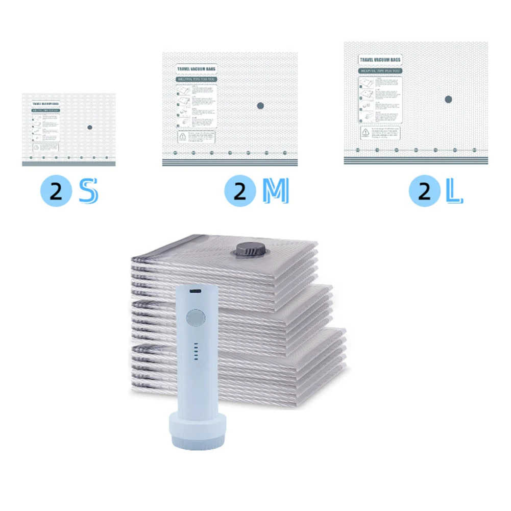 

Cordless Vacuum Bag Set Clothing Storage Cordless Vacuum Bags Compact Design For Clothing And Bedding Maximize Packing Space