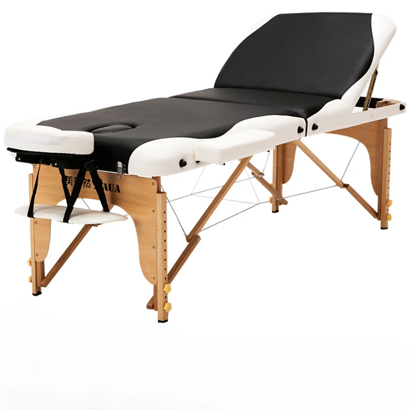 Italian Style Beauty Salon Massage Tables Foot Bath Modern Multifunctional Massage Tables Collapsible Furniture Massagebett HBMT