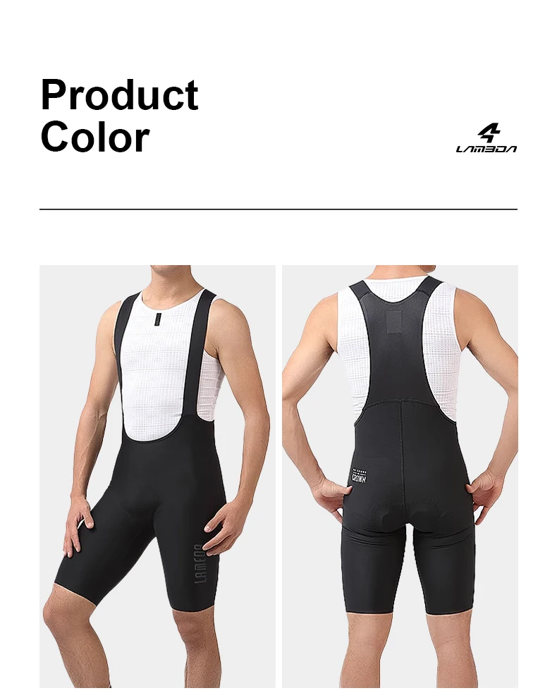 Lameda Sommer Radsport Träger hose Männer Outdoor Wear Bike Ride gepolsterte Reit strumpfhose Fahrrad Herren Fahrrad bekleidung schnell trocknend – Detail 3