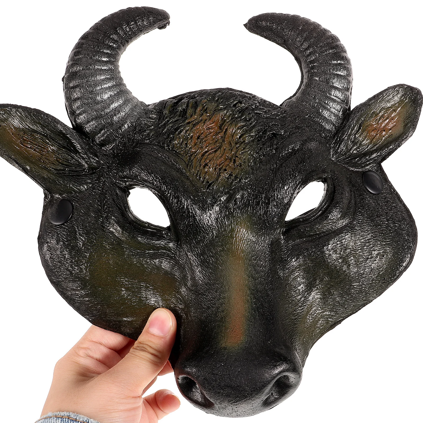 

Delicate Bull-Head Mask Masquerade Party Costume Horror Style Face Cover for Festival Carnival Dance Show Event