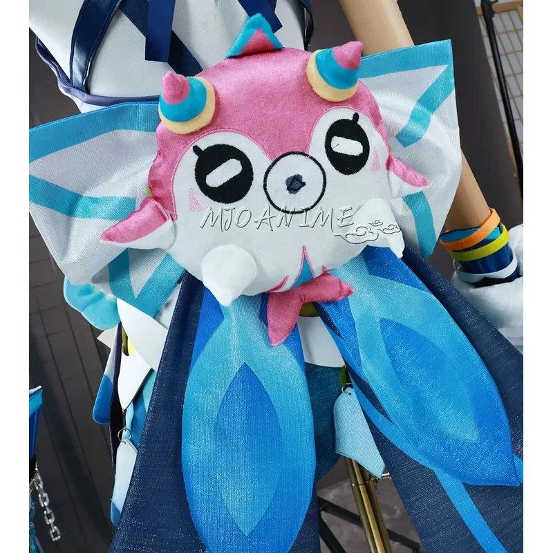 

CyHigh Quality Mu Dua Cosplay Costume Genshin Impact Mu Bravo Косплей Платье Костюм Униформа Парик Обувь Полный комплект обуви