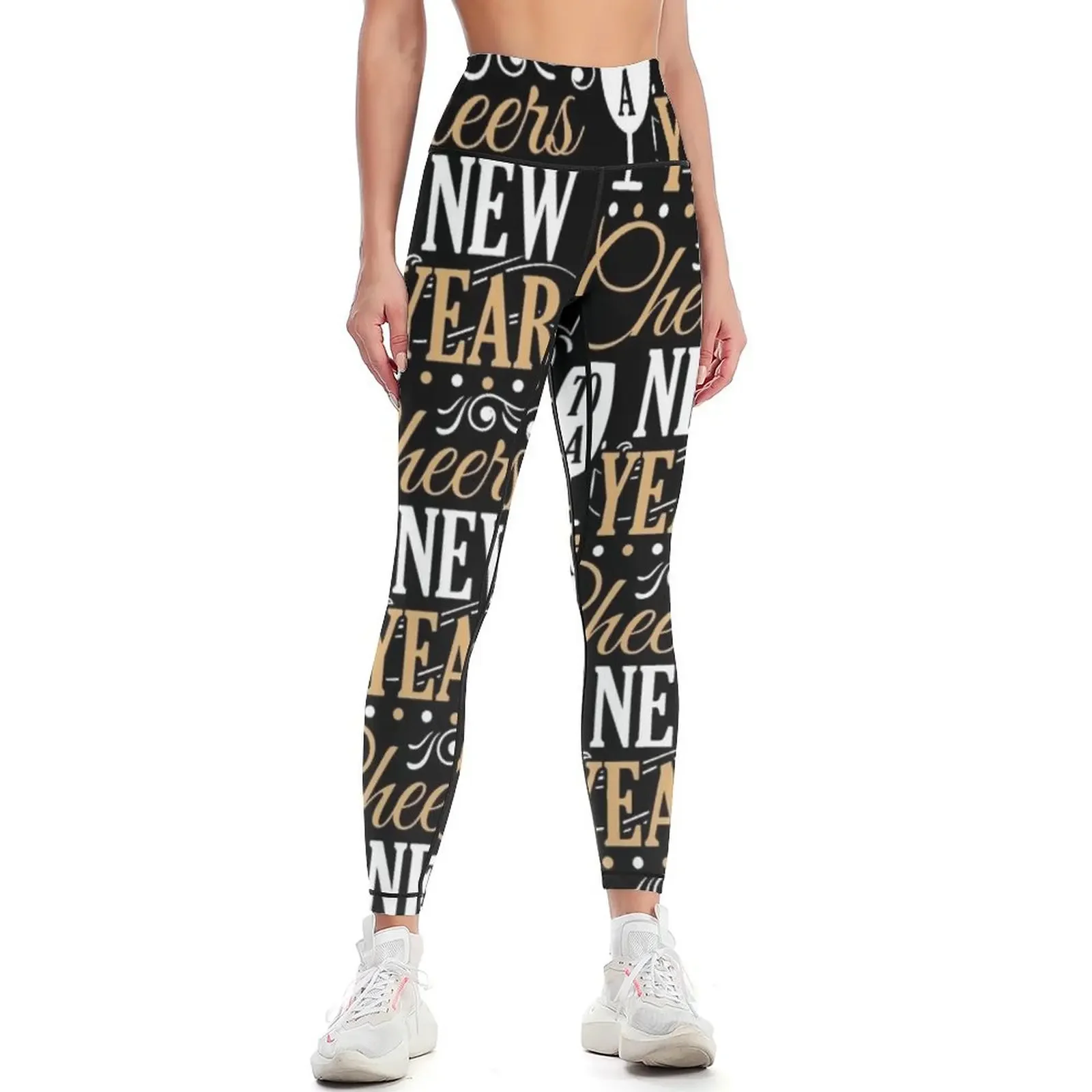 Cheers To A New Year Welcome 2019 New Year's Eve Gift Leggings leggins push up woman legings for fitness Womens Leggings