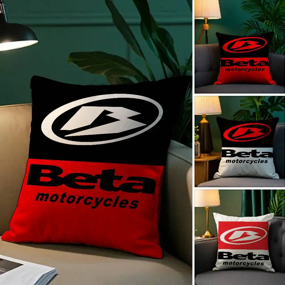 

B-Betas Racing Motorcycles Pillow Case Plush Fabric Soft Pillowcase Double Sided Print Sofa Cushion Cover Throw