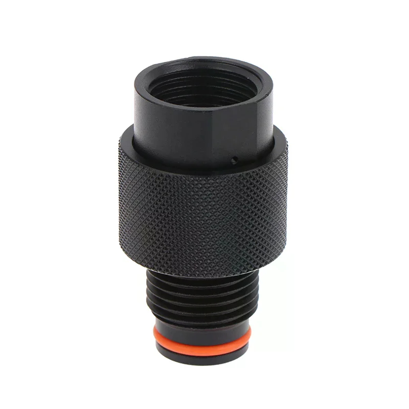 New HPA Air Tank Regulator Valve Saver On/Off G1/2-14 Thread Pneumatic Control Connector Adaptor