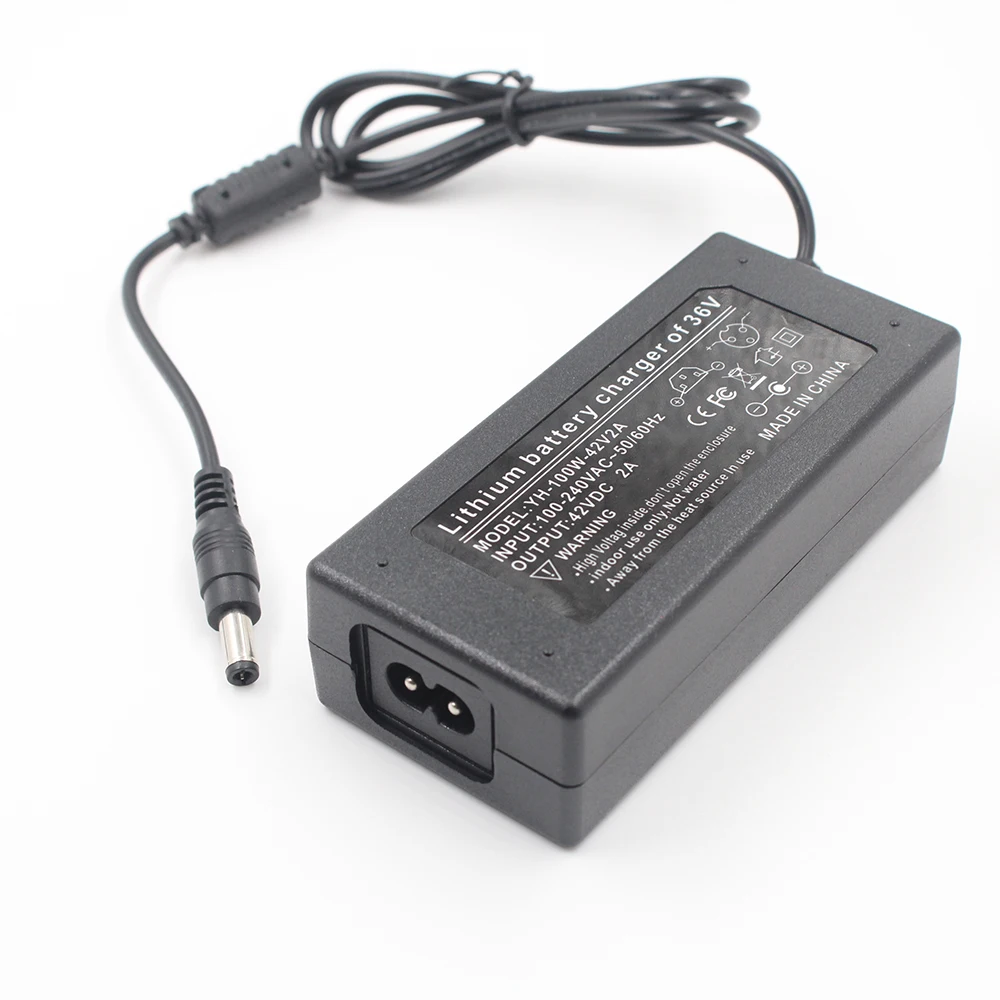 36V2A Standard Battery Charger 42V2A Lithium Li-ion Li-poly Charger For 10 Series 36V Electric Bike Output 42V 2A / 1PCS