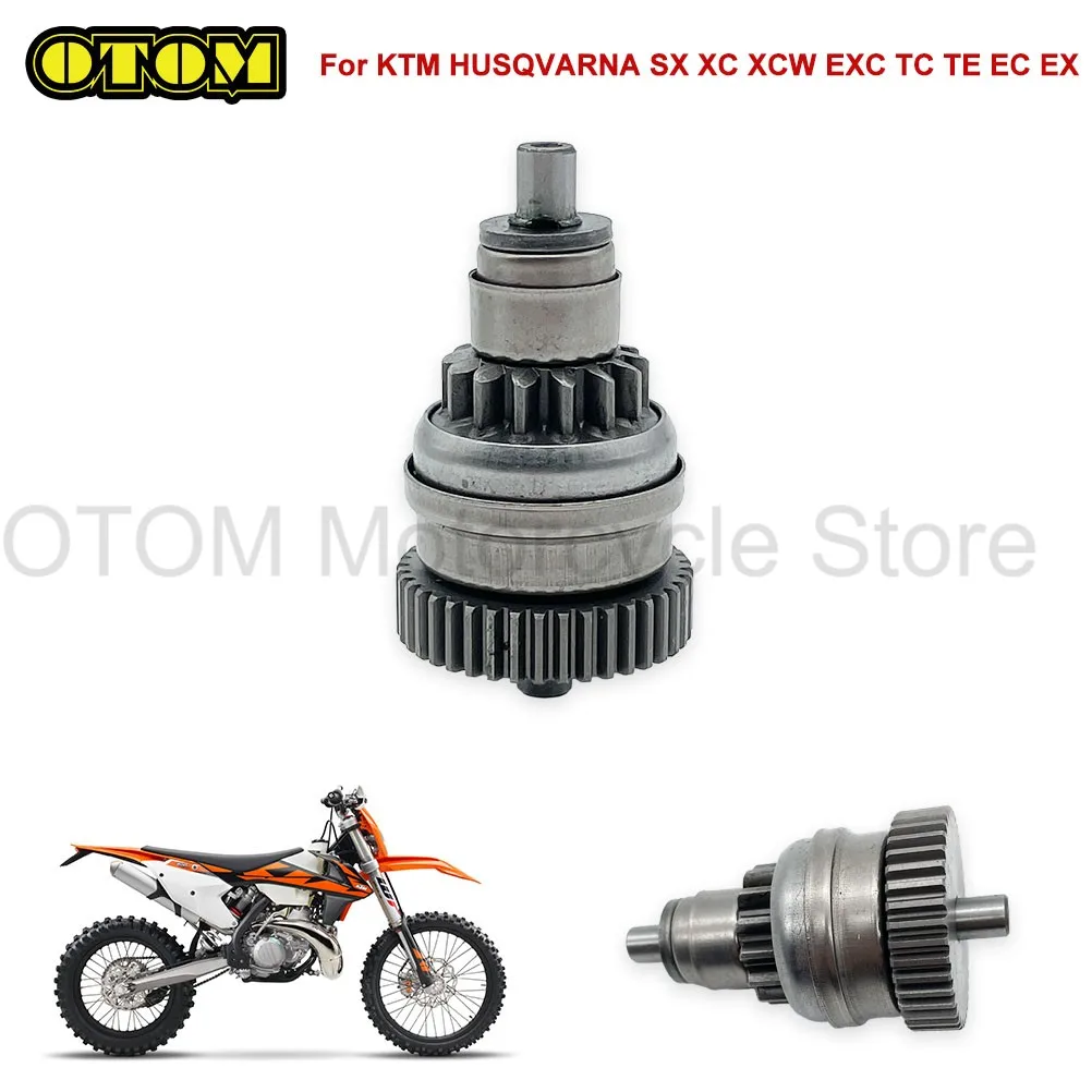 For KTM HUSQVARNA GASGAS Motorcycle 14T 40T Starter Drive Bendix Engine Gear Start Motor Part SX XC XCW EXC TC TE EC 2017-2024