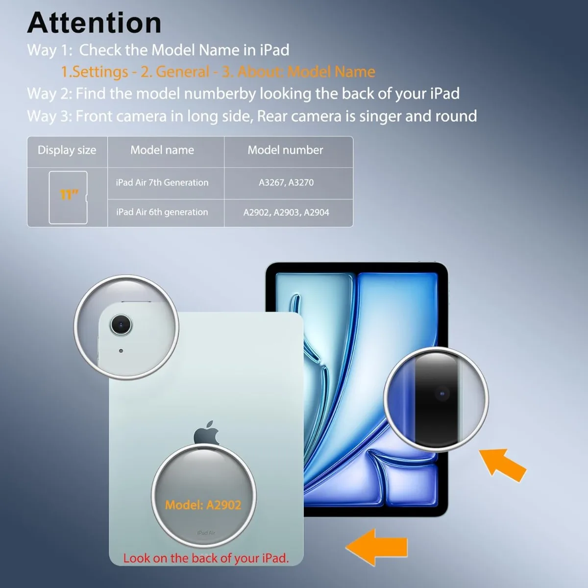 iPad Air 11インチ M3 2025 & M2 2024、(iPad Air 第7世代/第6世代)用スクリーンプロテクター2枚パック、強化ガラス - Apple Pencil Pro対応