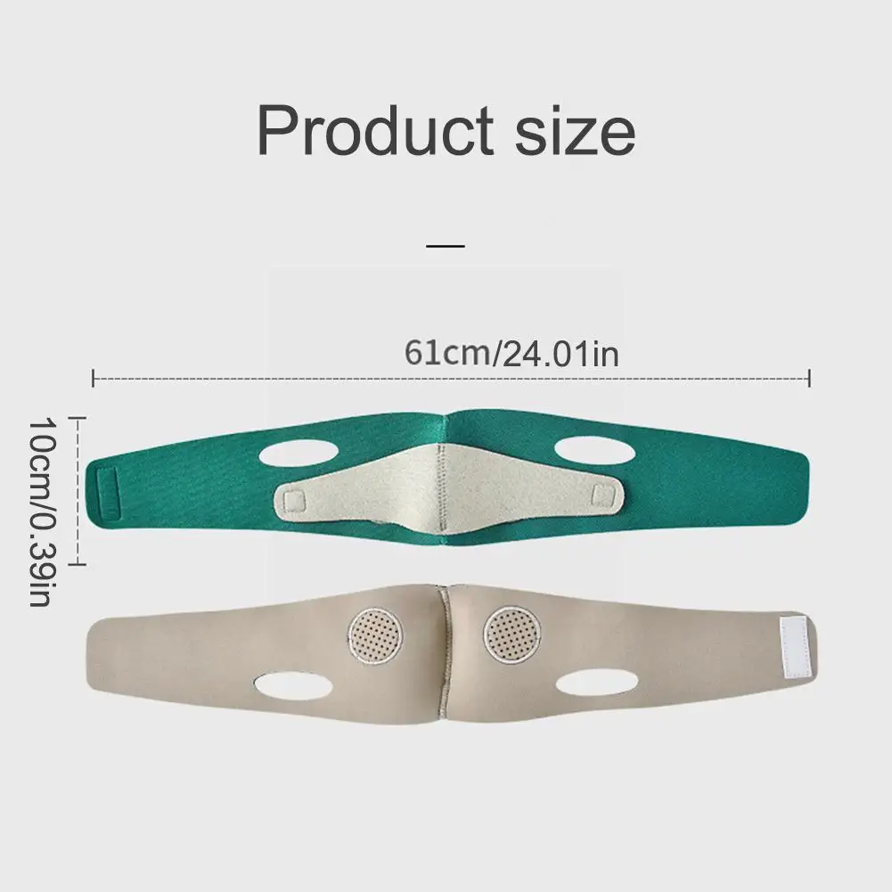 Ademend Gezicht Afslankband V Gezicht Wanglift Band Verminderen Dubbele Kin Bandage Voor Face V-Line Shaping Riem Lift Oval M9g8