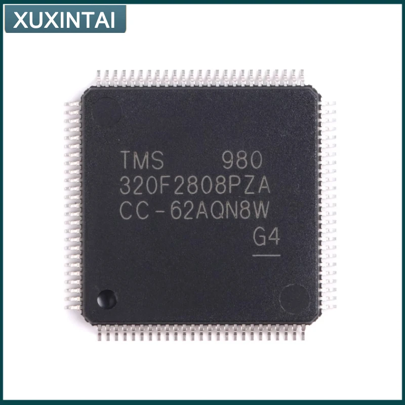 1~5Pcs  New Original  TMS320F2808PZA TMS320F LQFP-100  Microcontroller IC 32-Bit Single-Core 100MHz 128KB (64K x 16) FLASH