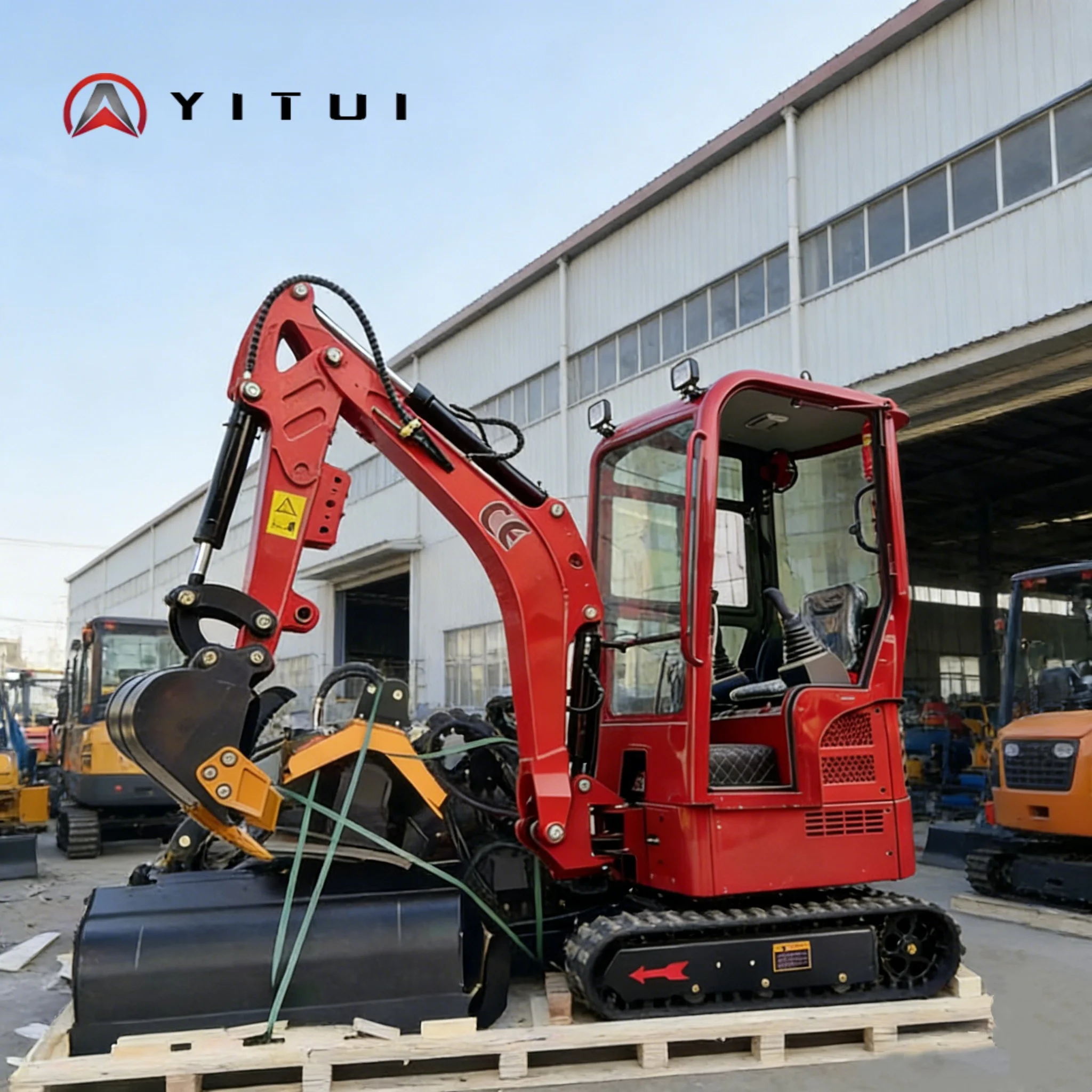 

1.5T Mini Excavator Customized High Quality CE Mini Digger Warehouse Crawler Excavator High Load Capacity Home Excavator