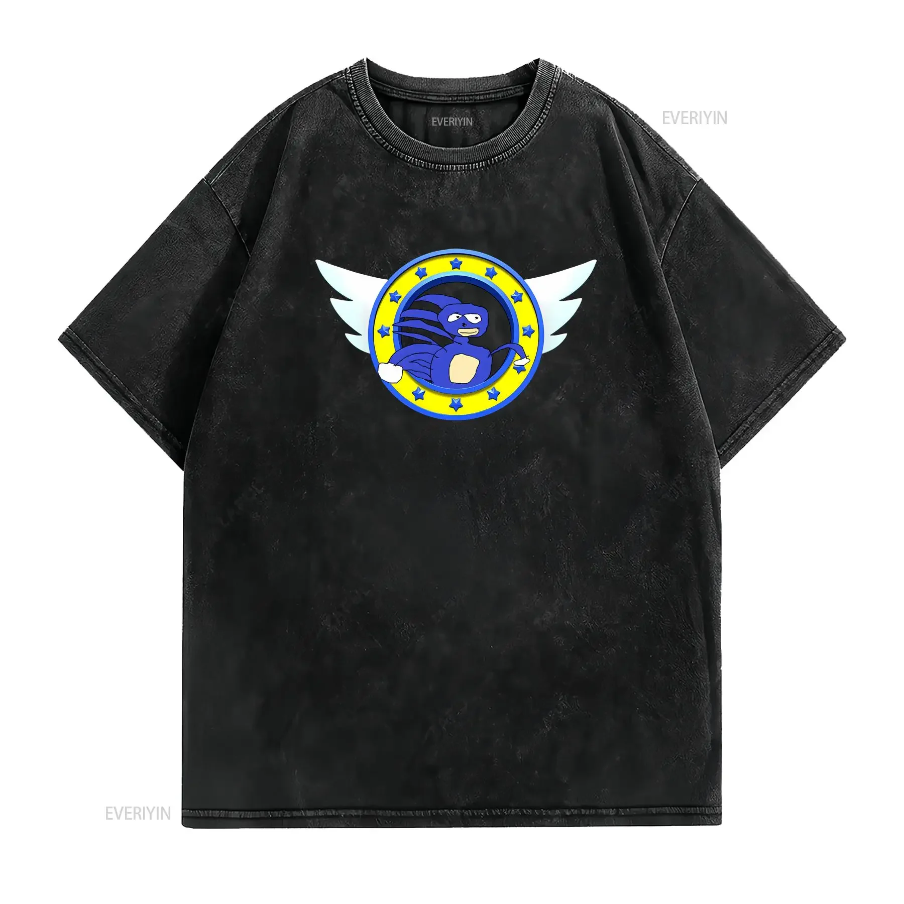 Sanic Gotta Go Fast Dank Meme T Shirt vintage Washed Comfortable Unisex graphic Versatile Stretched Top For Everyday Wear