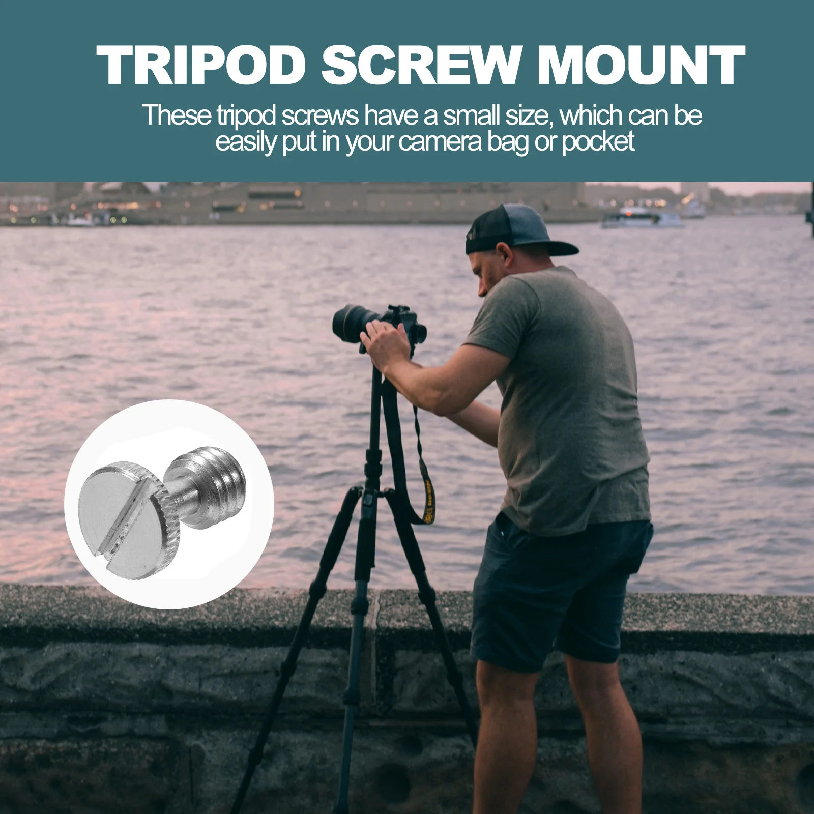 

5pcs Camera Thumb Screw Quick Release Adapter 3/8 Inch Tripod Mount Screw Replacement For Action Camera Dslr Camcorder