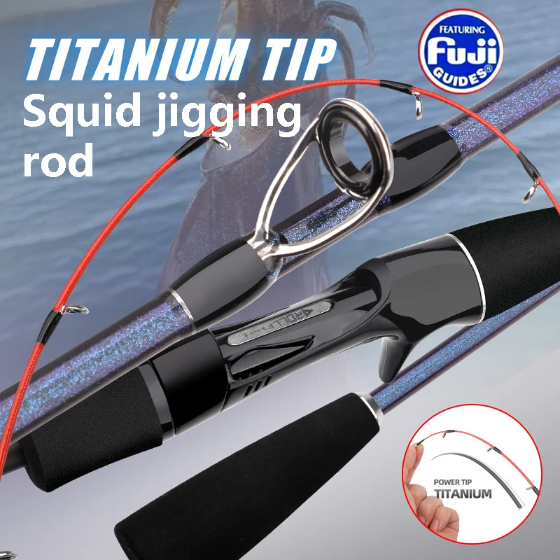 

1.55m FUJI Offshore Jigging Lure Fishing Rod Octopus Squid Boat Fishing Rod Casting Rod