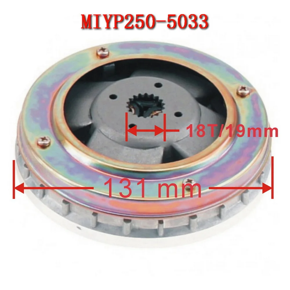 Zestaw wariatora motocykla bez twarzy napędu YP250-5033 dla Linhai 250 260 300 Yamaha Keeway Jinlang Feishen skuter ATV