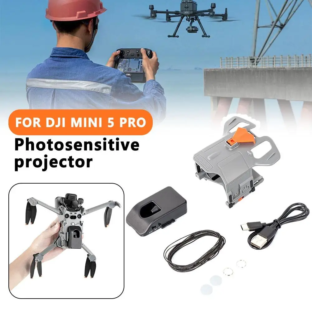 

Для DJI Mini5pro Thrower Airdrop Kits Свадебная доставка Транспортное устройство Система удаленной падения Аксессуары для дронов