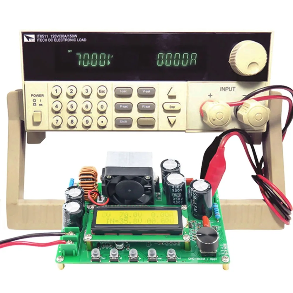 ​DC DC Boost Converter Module 10-65V To 12-120V Voltage Regulator Regulated Power Supply Solar Charger Controller MPPT Board