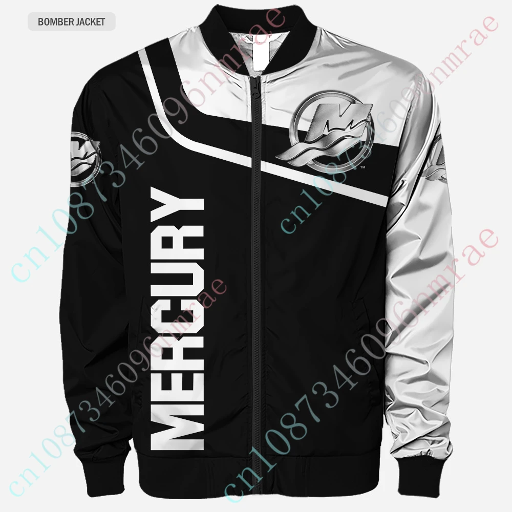 Jaquetas de mercúrio para homens Harajuku Vestuário Techwear Uniforme de beisebol Casacos grossos Jaqueta bombardeiro Hip Hop Windbreaker Logotipo personalizado