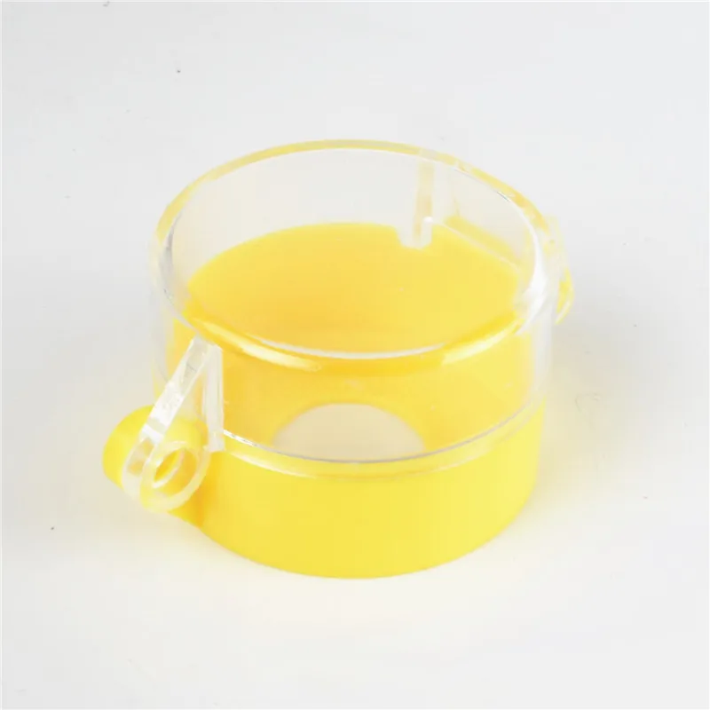 5 PCS 22mm Clear Plastic  Push Button Switch Protector Cover Yellow Round Protective Cover Guard Case for Push Button Switch