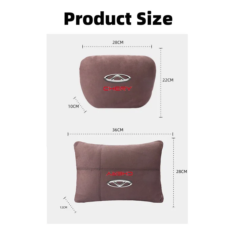 Adjustable Car Headrest Neck Support Pillow, Soft Cushion for Chery Tiggo 2 3 4 5 6 7 8 3X 5X Pro T11 5X Glx Auto Accessories