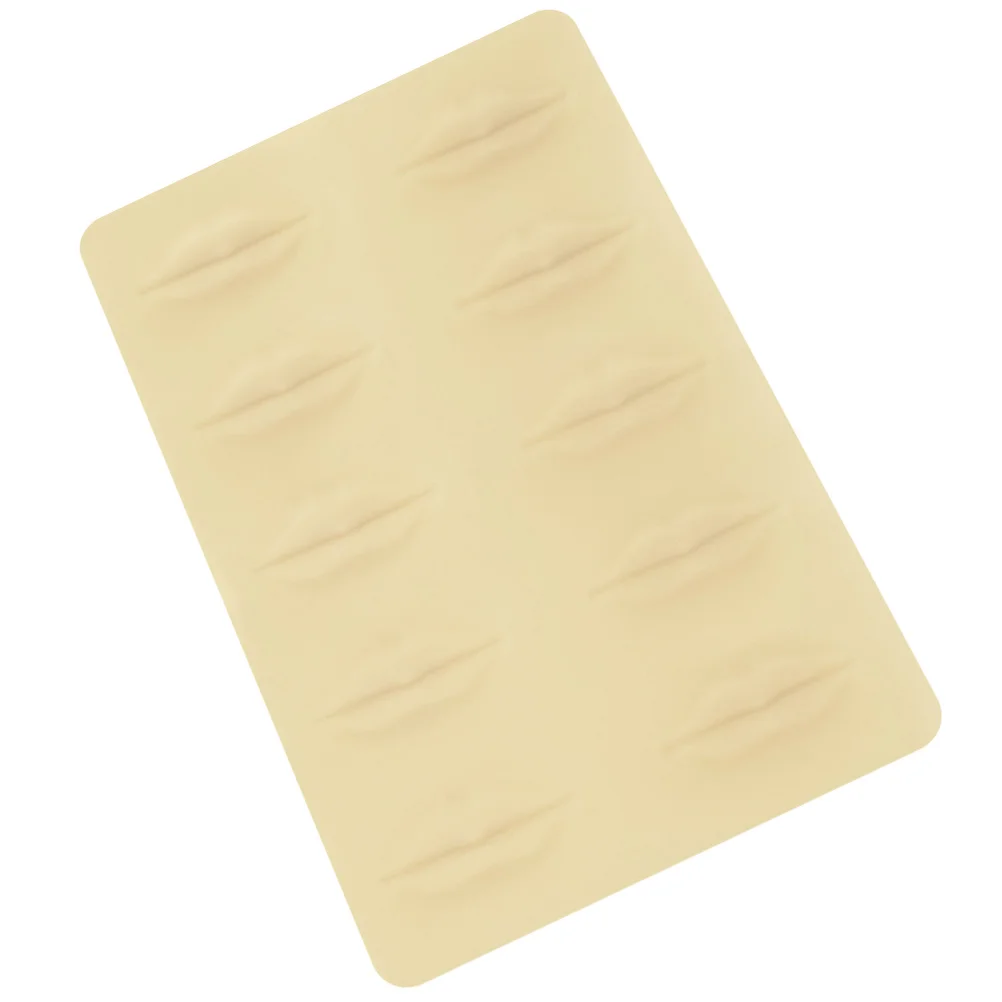 

Силиконовая тренировочная кожа для татуировок на губах. Практичный и удобный инструмент для практики татуировки и микроблейдинга. Татуировки на губах.