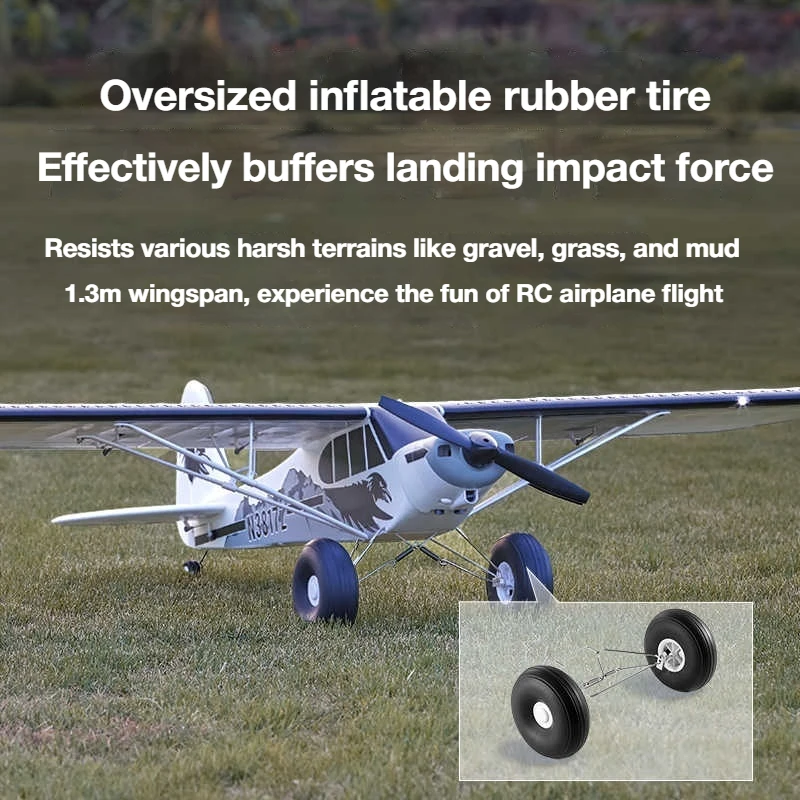 FMS Hot Selling Aircraft Model 1300mm PA-18 Fixed Wing Propeller Training Machine Remote Control Aircraft Model Foam Machine