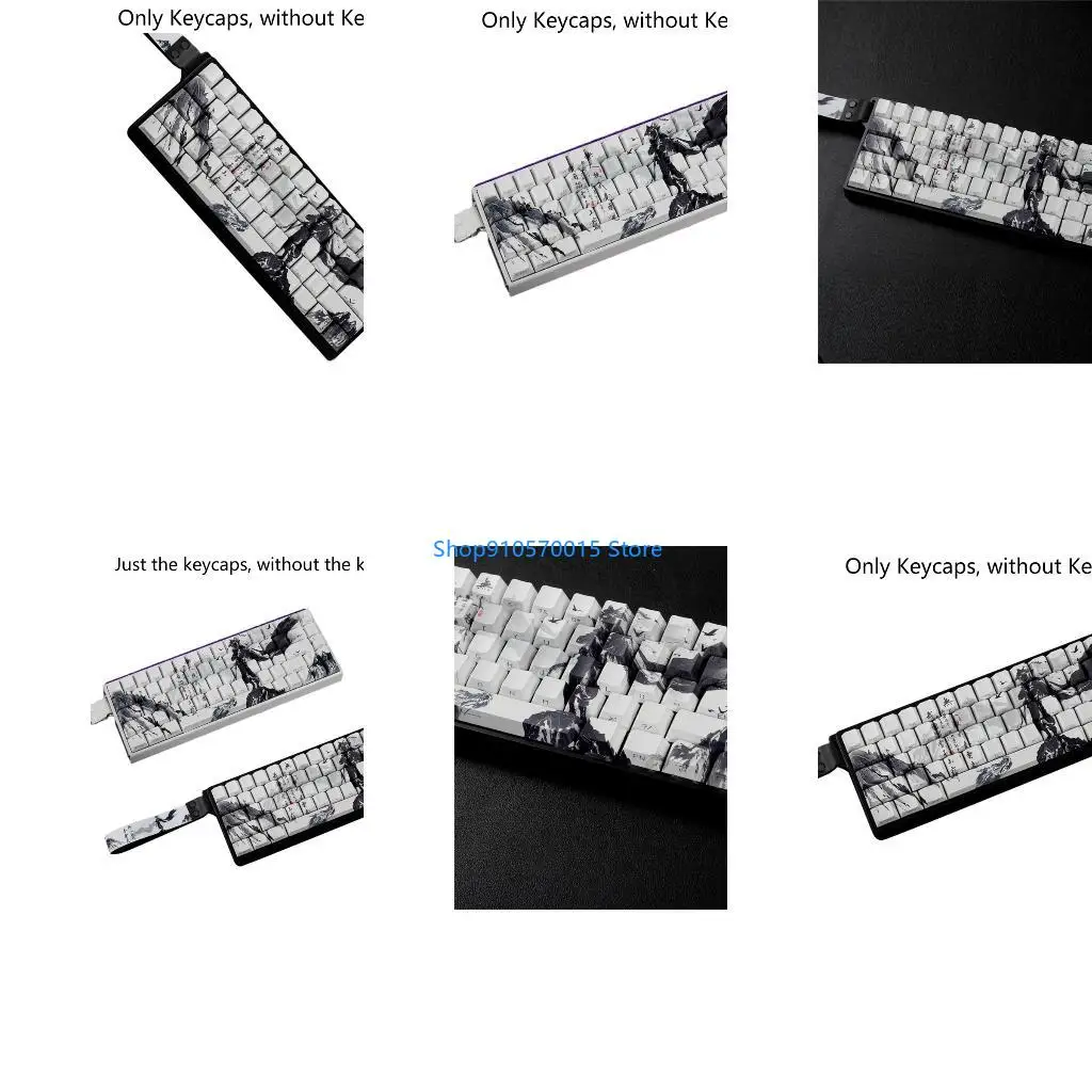 B95C Artisans The legends of chusen Printed Keycap Original Profile PBT Material 61/64/68
