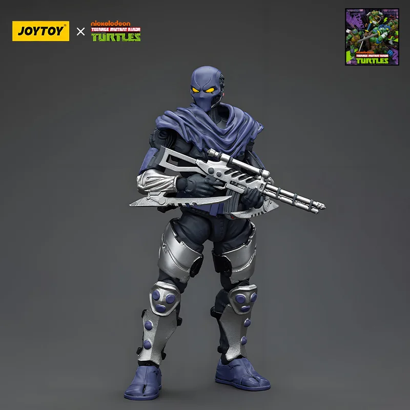 

JOYTOY X Черепашки ниндзя-подростков, оригинальная серия Bigfoot Gang Big - Foot SoldierA, аниме, экшн-модель, игрушки, Коллекционная модель