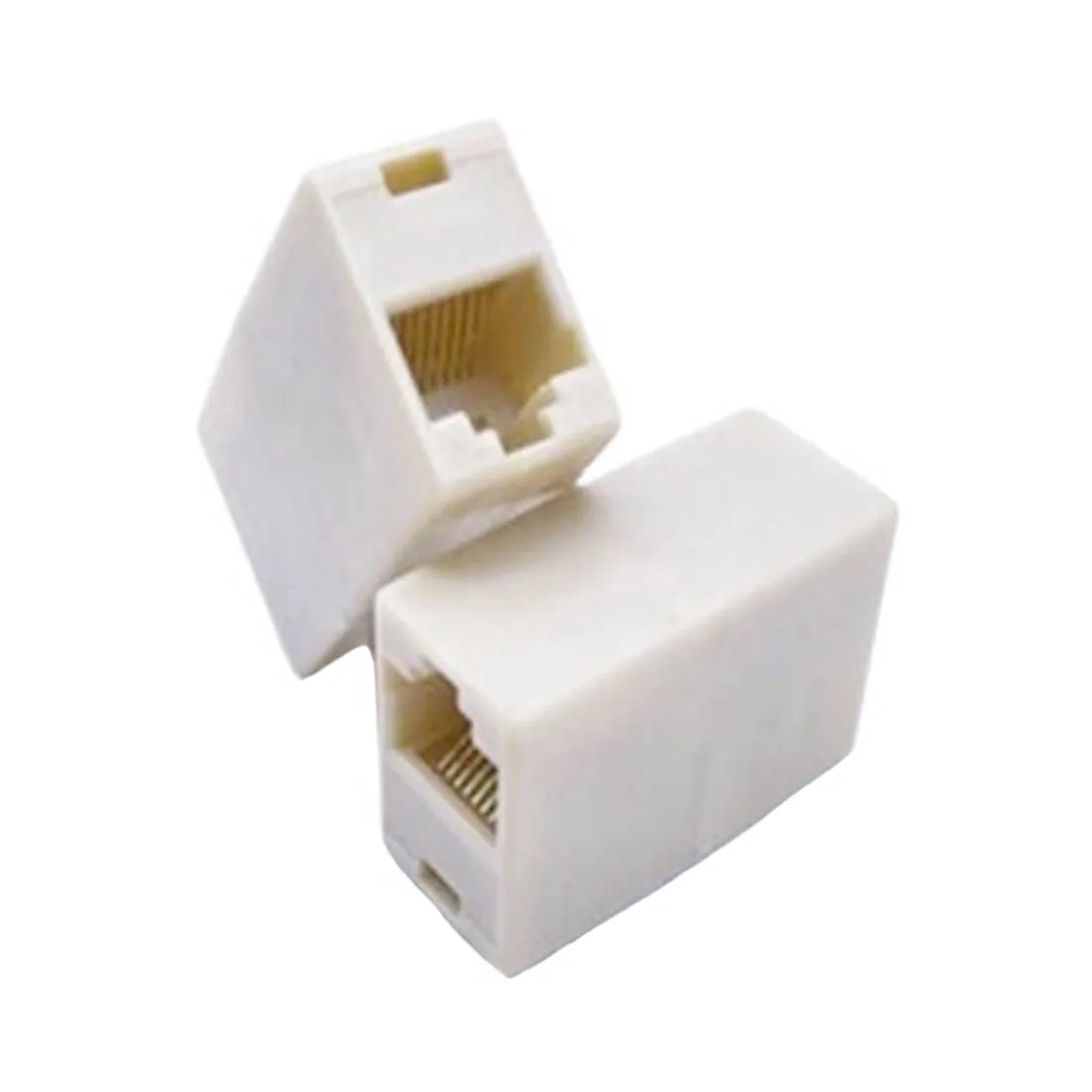 10pcs RJ45 Network Cable 8P8C Connector Extension Convertor RJ-45 Cable  Joint