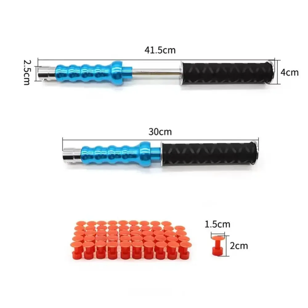 Professional PDR Hail Dent Repair Kit Metal Pulling Tabs Puller Hammer for Auto Body Technicians