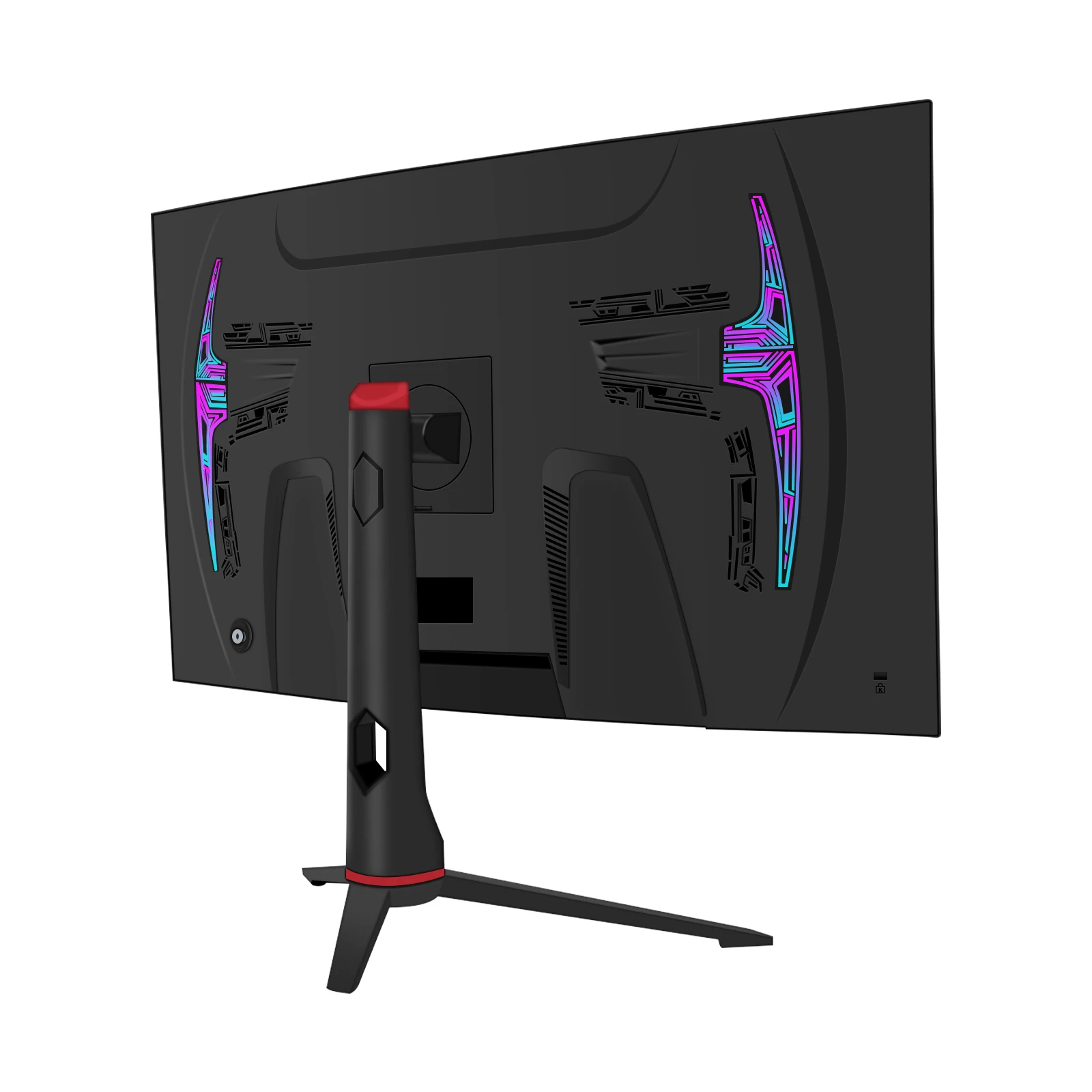 Pantalla de ordenador curvada 2K 32 pulgadas 1500R 2K 165Hz UHD juegos de deportes electrónicos con diseño de efecto de iluminación RGB de carcasa trasera
