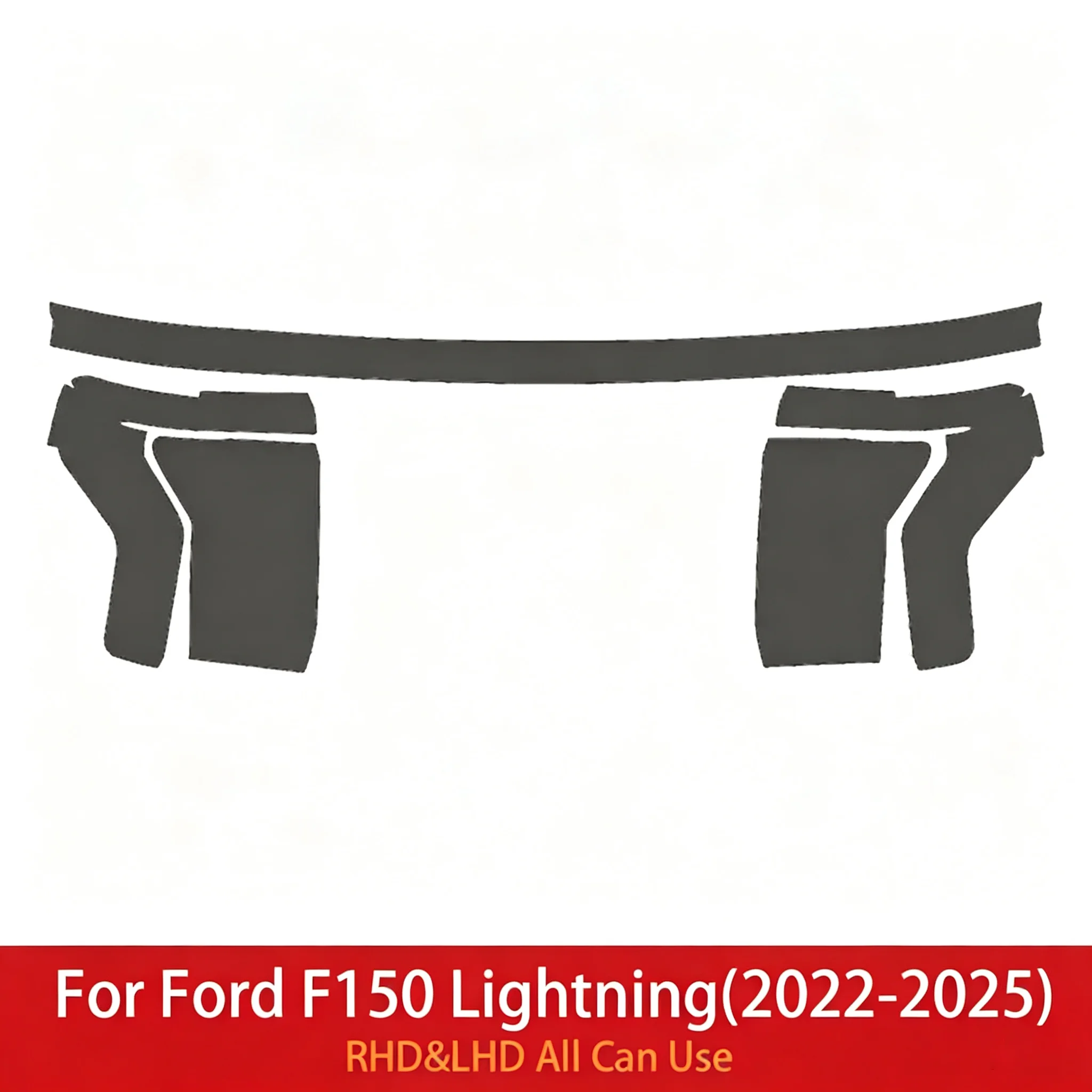 For Ford F150 F-150 Lightning 2022-2025 Car Headlight TPU Protective Film Tinted Customization PPF Anti-scratch
