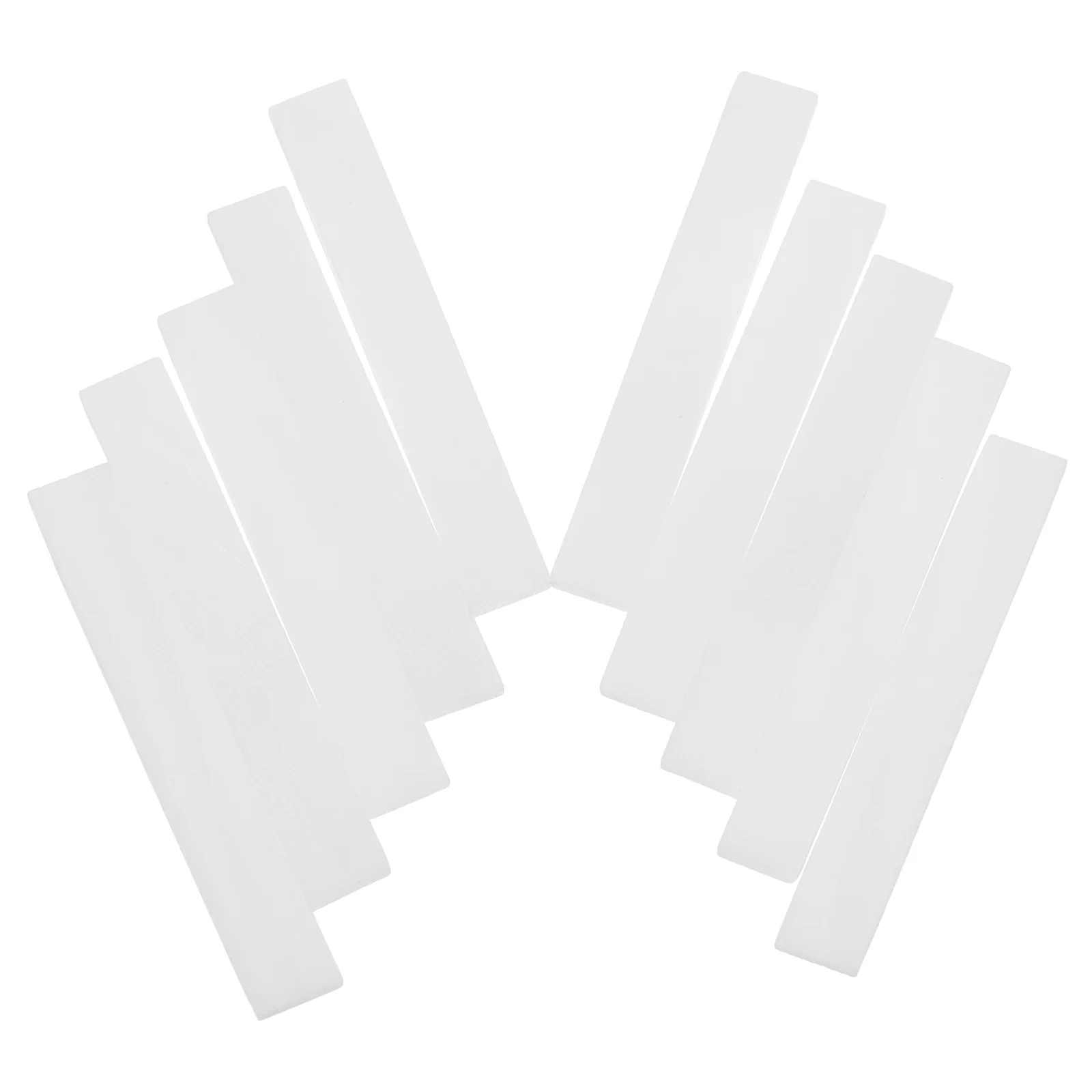 

10Pcs Flat Guitar Inlay Material White Shell Block 2mm Thickness Suitable for Guitar Bass Banjo Mandolin Fingerboard Repair