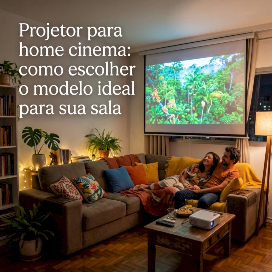 Projetor para home cinema: como escolher o modelo ideal para sua sala
