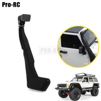 VITEZOR 1:10 RC Crawler Car Soft Rubber Snorkel Black for Axial SCX10 D90 Jeep Wrangler Body Shell Part
