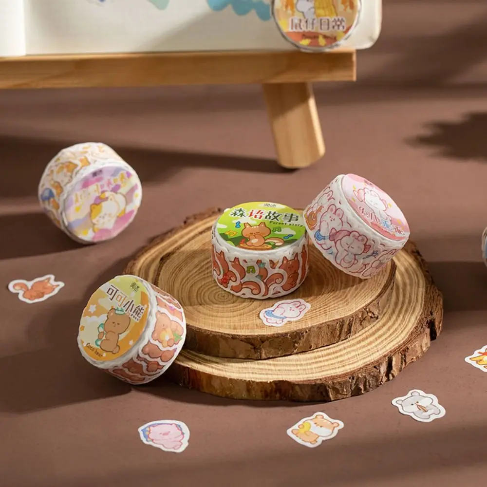 Students Stationery Scrapbooking Reward Roll Stickers Album Decorative Stickers DIY Tape Sticker Adhesive Diary Stickers
