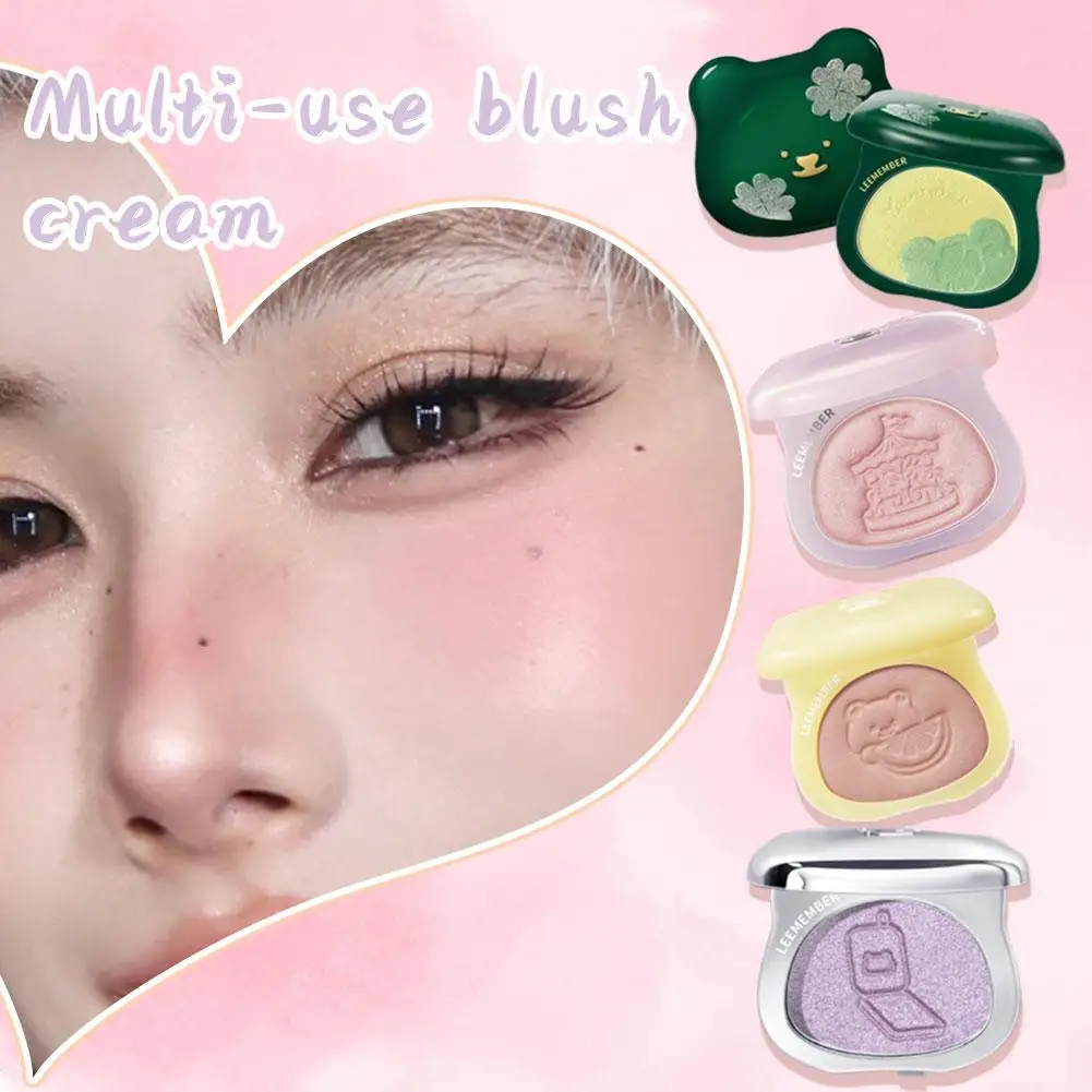 LEEMEMBER Dreamcore Series Multi-Purpose Creme Sombra Highlighter Glitter Brightening Pó Contorno Paleta