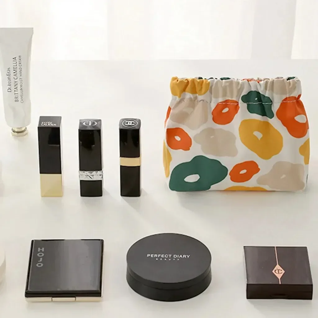 다기능 보관 가방, 더블 지퍼, 대용량 보관 정리, 메이크업 세면 용품, 대형 분류 가방