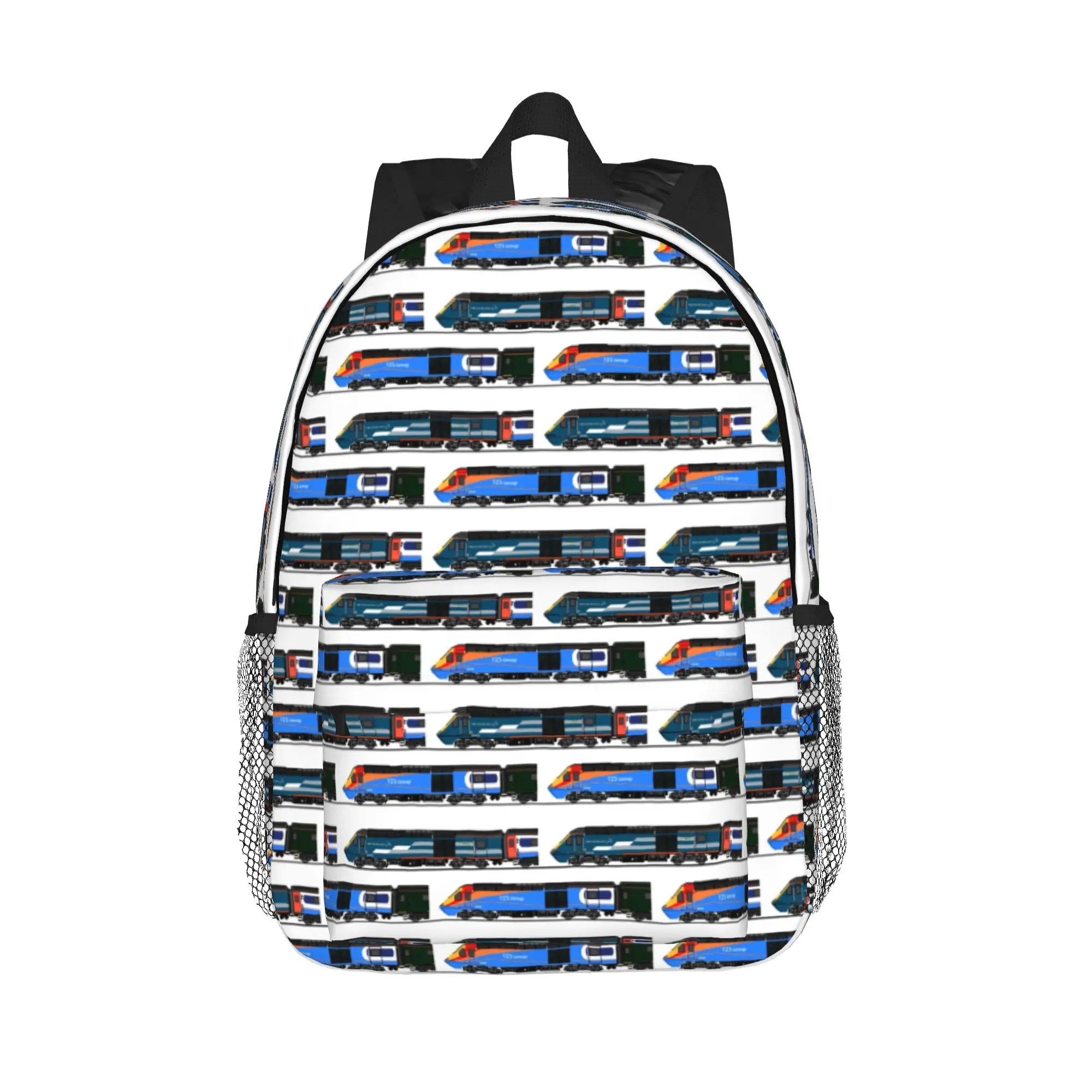 Class 43 HST Intercity 125 Trains Backpack Hot Sale Daypack Boys Girls BookBag Shoulder Bags for Men Women School Bag