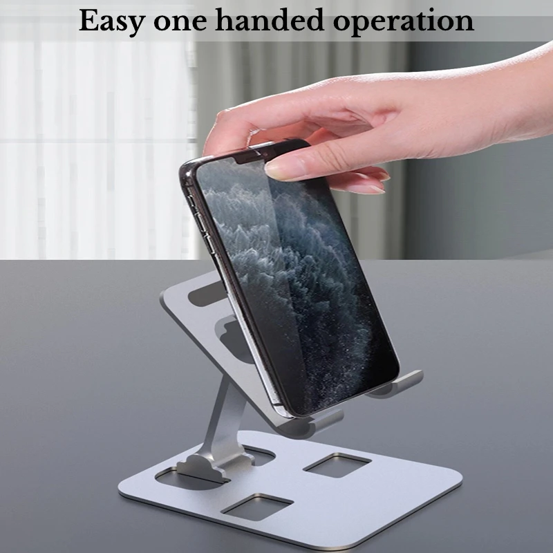 Universal All Tablet Holder Aluminum Alloy Portable For iPad Holder Tablet Stand Mount Adjustable Flexible Mobile Phone Stand