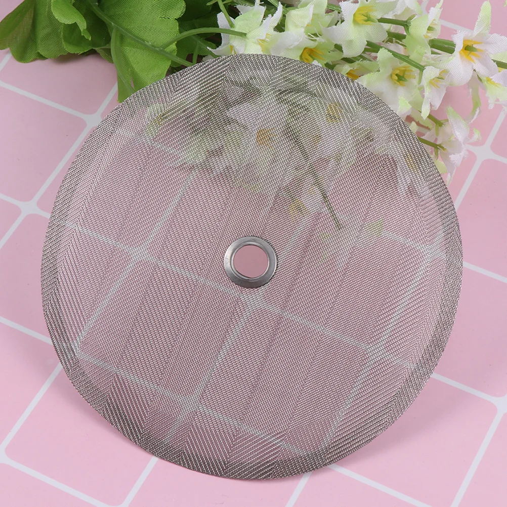 

6Pcs 100Mm Stainless Steel Coffee Pot Filter Long Service Life Portable Lightweight Easy Operate Coffee Funnel Silver