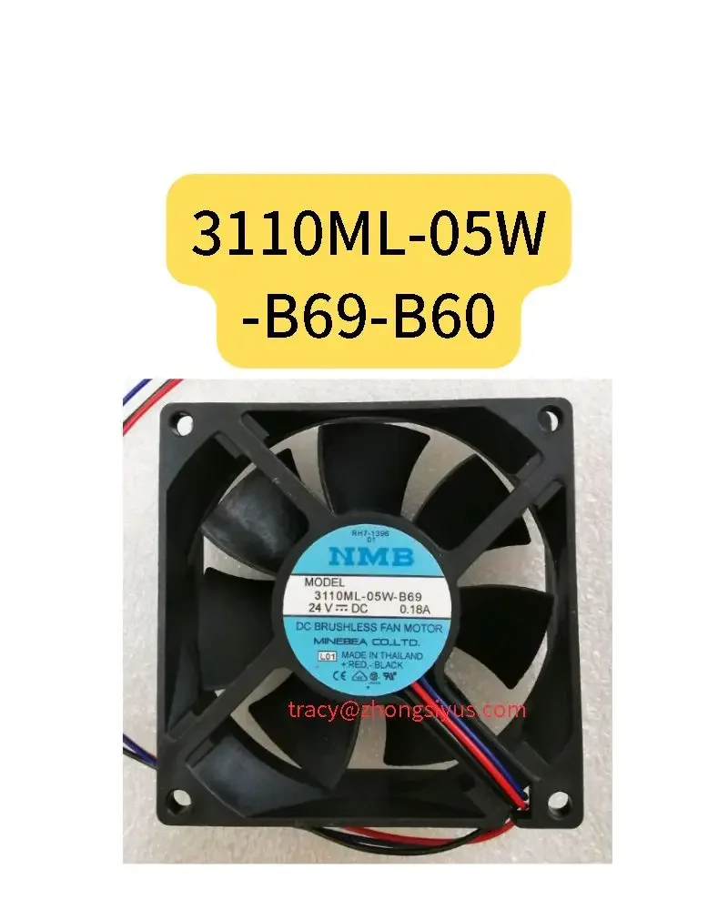 

New 3110ML-05W-B69-B60 24V 0.18A Original NMB three-wire fan size 92*92*25