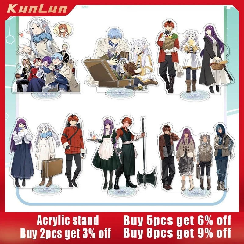 

Frieren: Beyond Journey's End Japanese Anime Peripherals Acylic Stand Figures Collectible Desk Ornaments Birthday Gift for Girls