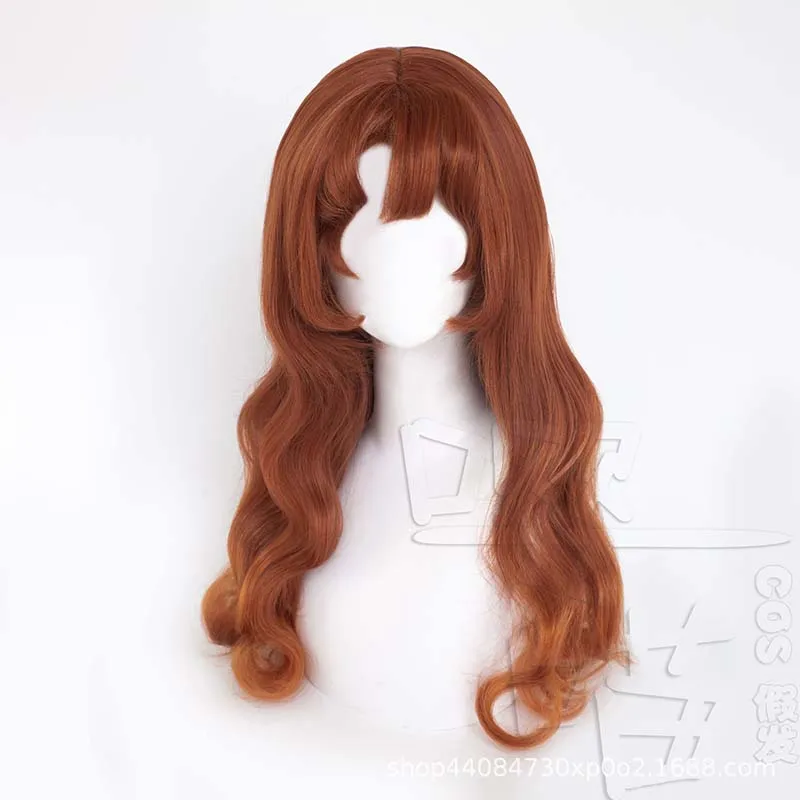 Jogo identidade v menina memória alice dross peruca cosplay 70cm marrom resistente ao calor cabelo sintético anime cosplay perucas dia das bruxas