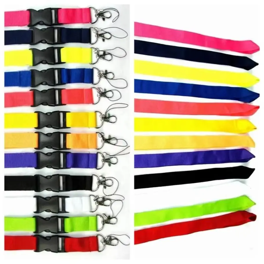 

500 шт. Разноцветные съемные шнурки-ремешки для телефона, брелоки-подвески для ID-карт, USB-накопителей, бейджей, ключей, DIY-ремешки для подвешивания