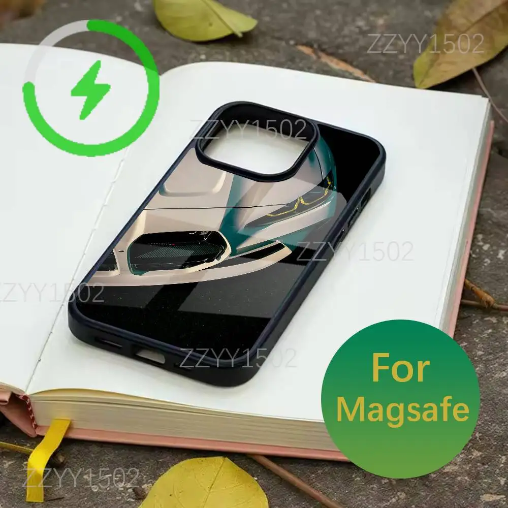 เคสโทรศัพท์ลายรถ BMW E46 M3 สุดเท่ สำหรับ iPhone 17,16,15,14,13,12,11,Pro,Max,Plus,Mini,SE4,E รองรับการชาร์จไร้สาย Magsafe