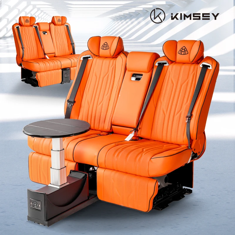 UTV&ATVChina Manufacturer Luxury Vip Custom Car Leather Rear Seat Sofabed for Volkswagen Multivan Caravelle