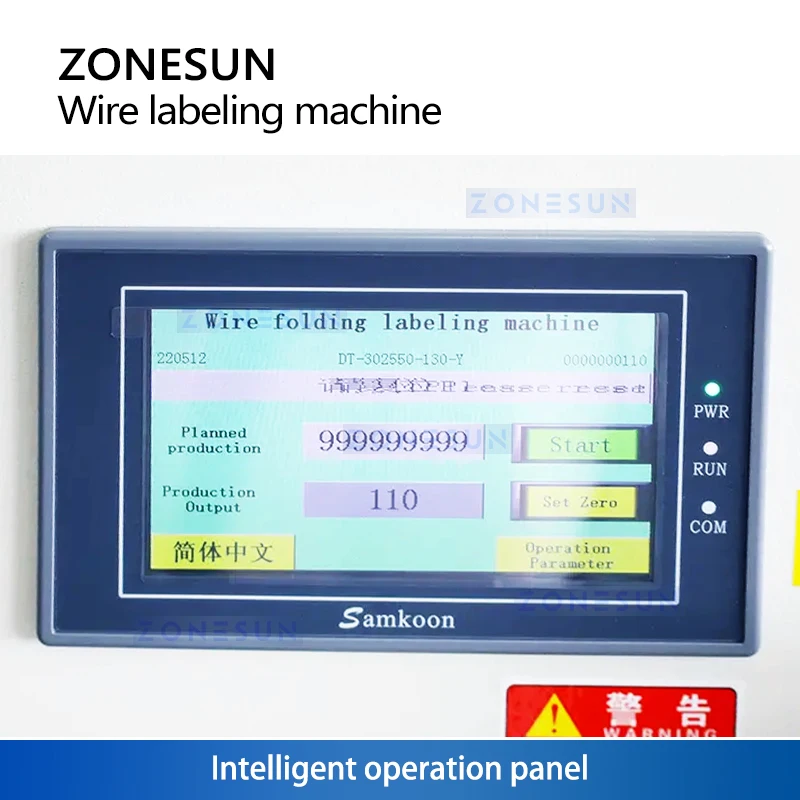 Zonesun ZS-WTB1 Wire Labeling Machine Cable Label Maker Wire Label Printer Wire Labeler Label Applicator